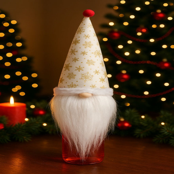 Gorro Navideño para Vino Blanco Promoción