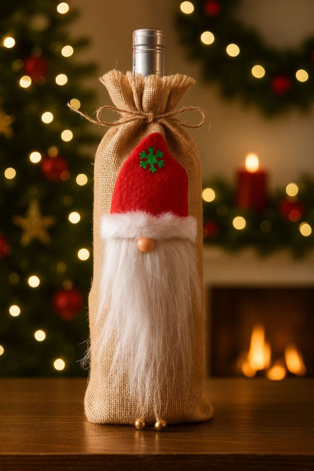 Botellero Navideño Santa Claus Promoción