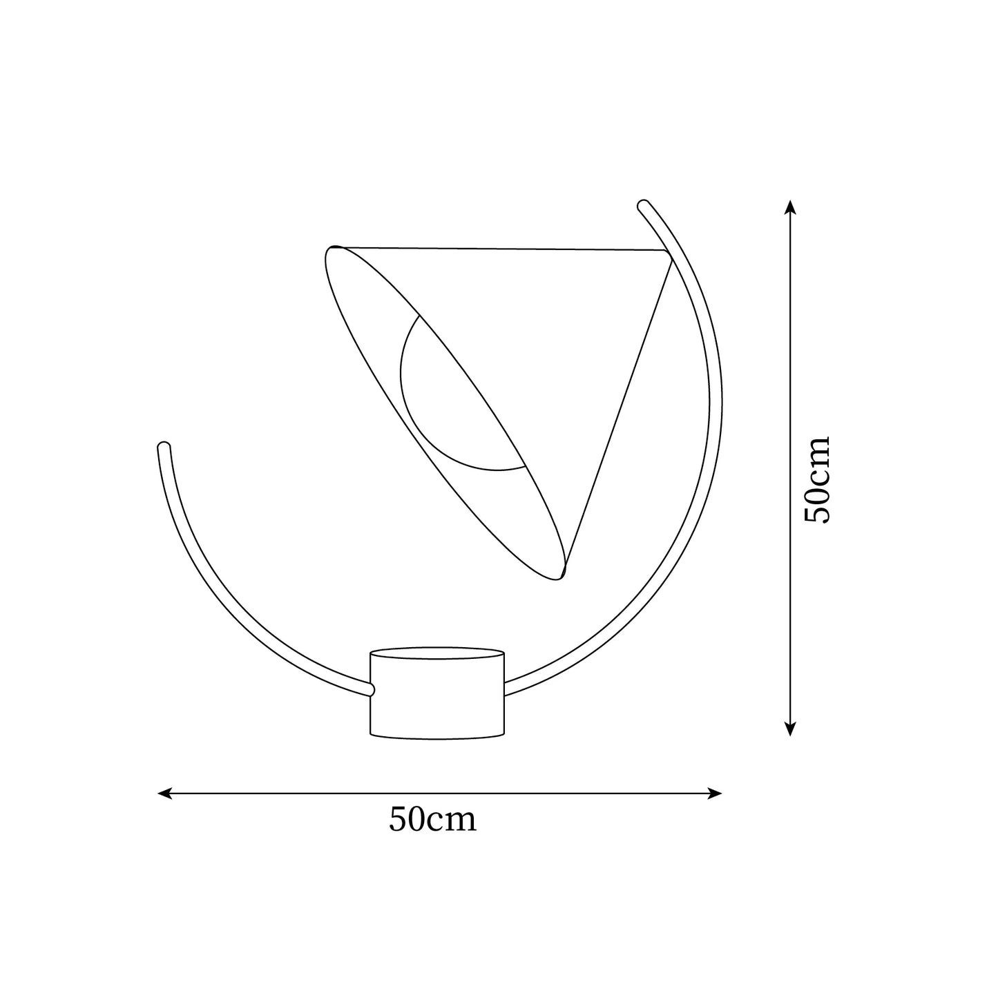 Lámpara de mesa Aro