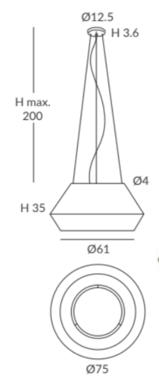 Lámpara Artesanal de techo Andoque