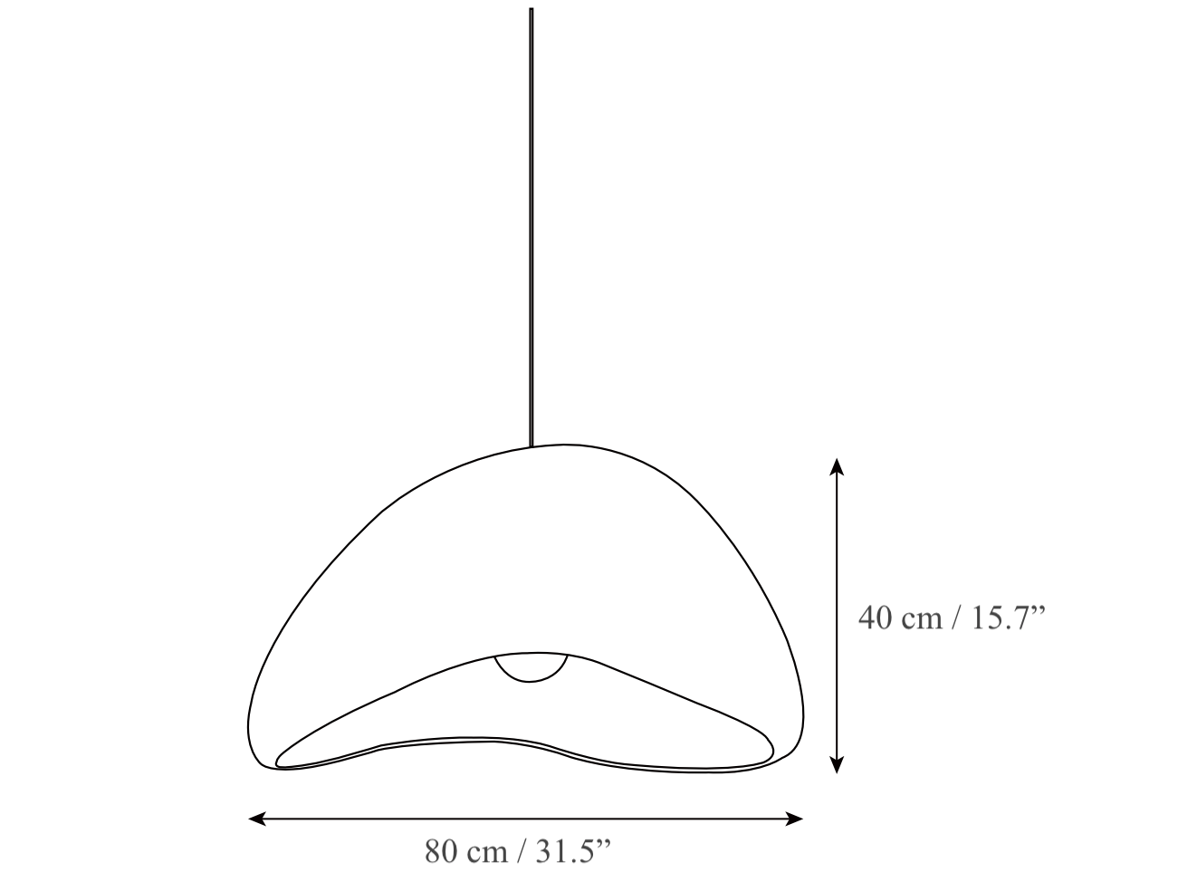 Lámpara de techo Sines