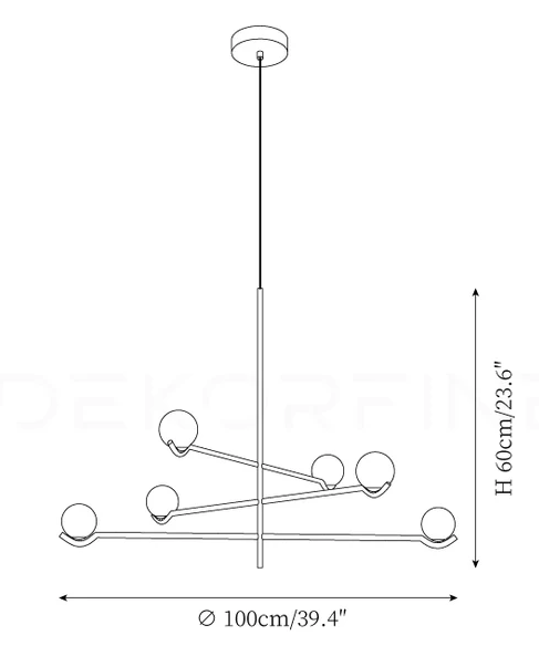 Lámpara de techo Cantón
