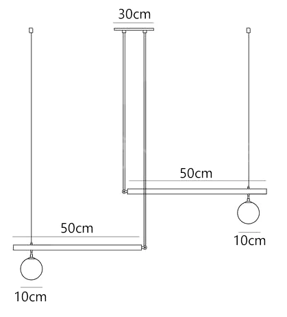 Lámpara de techo Jalisco