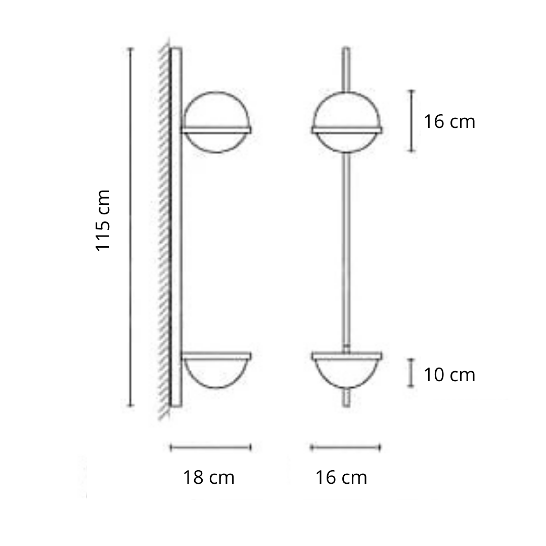 Lámpara de pared Vitoria