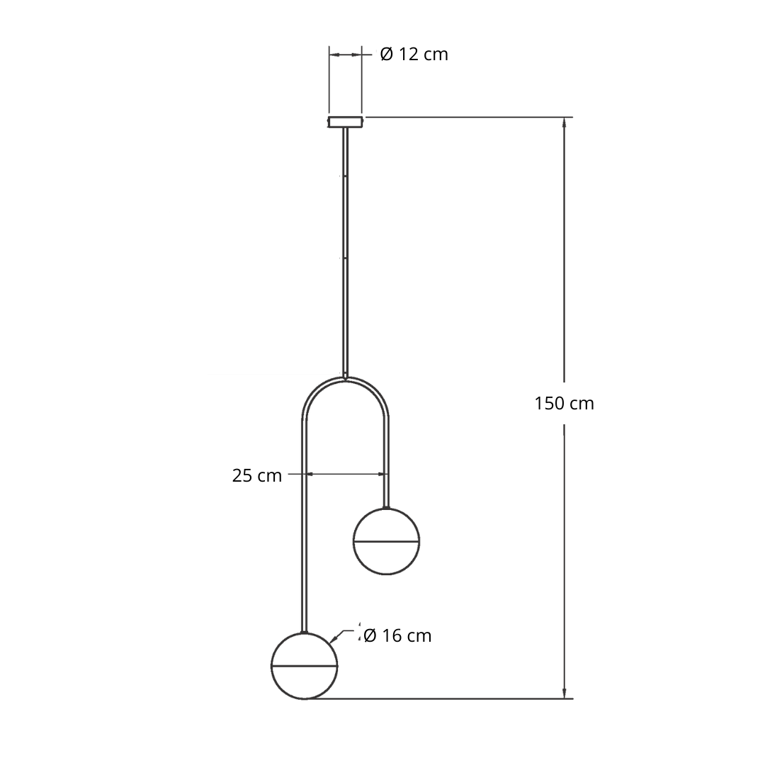 Lámpara de techo Denver