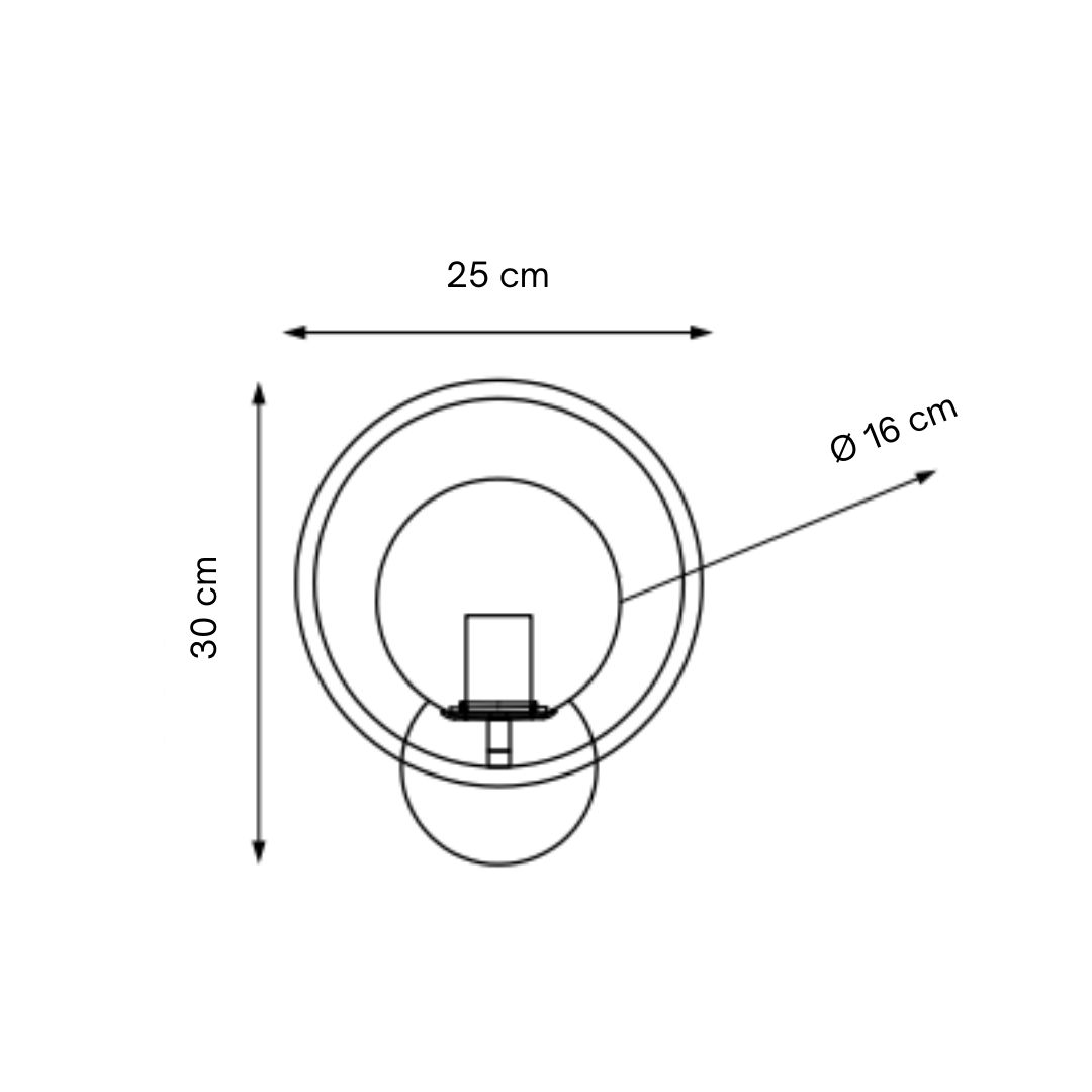 Lámpara de pared Islandia