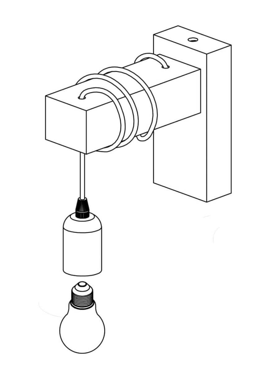 Lámpara de pared Potosi
