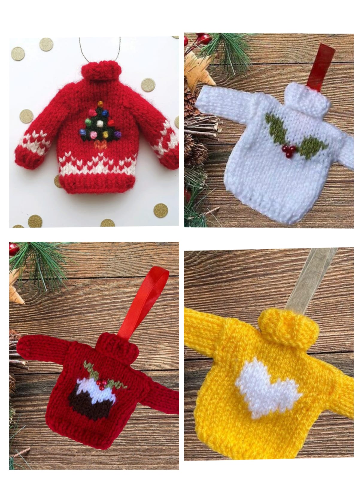 Sacos decorativos para árbol