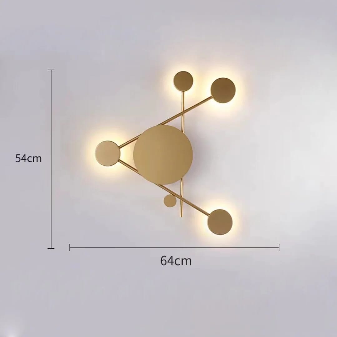 Aplique decorativo con luz Bermudas