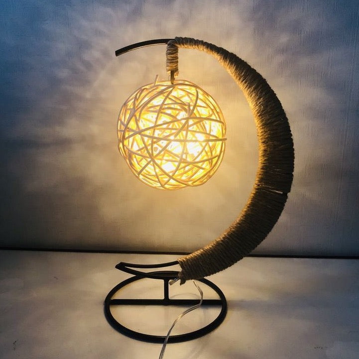 Lámpara Artesanal de mesa Media Luna