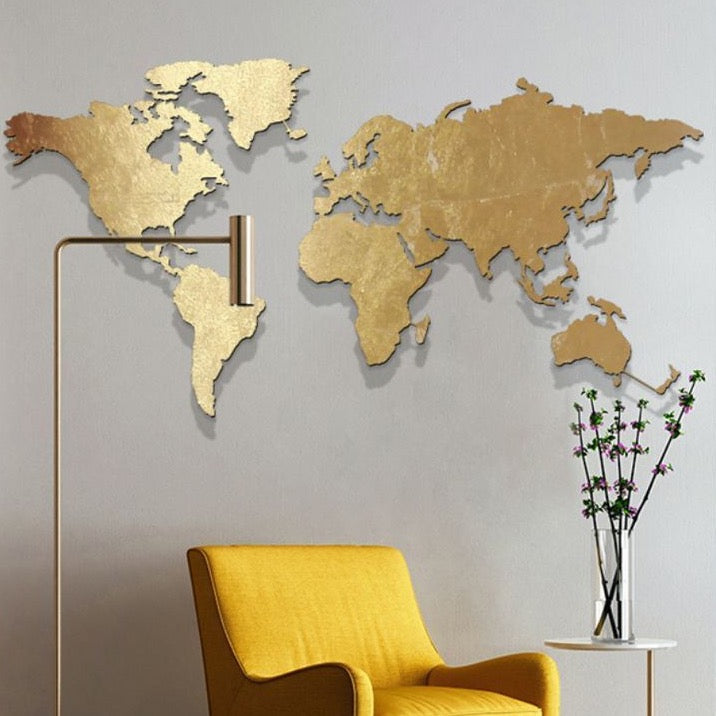 Aplique de pared Mapa Mundi II