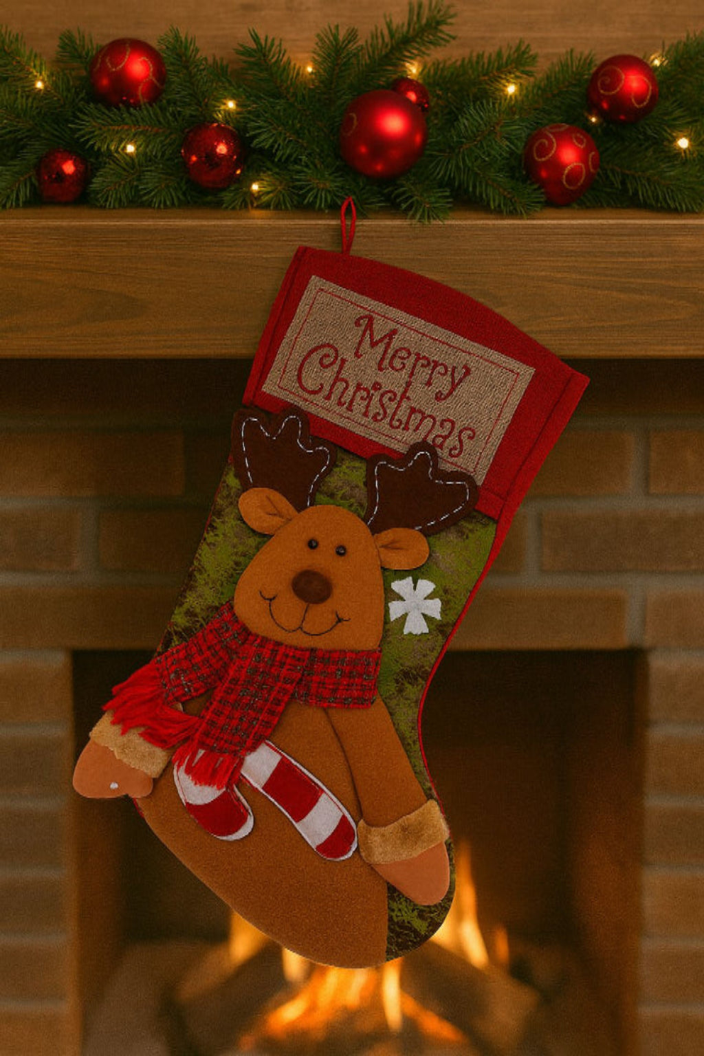 Bota Navideña Reno Promoción