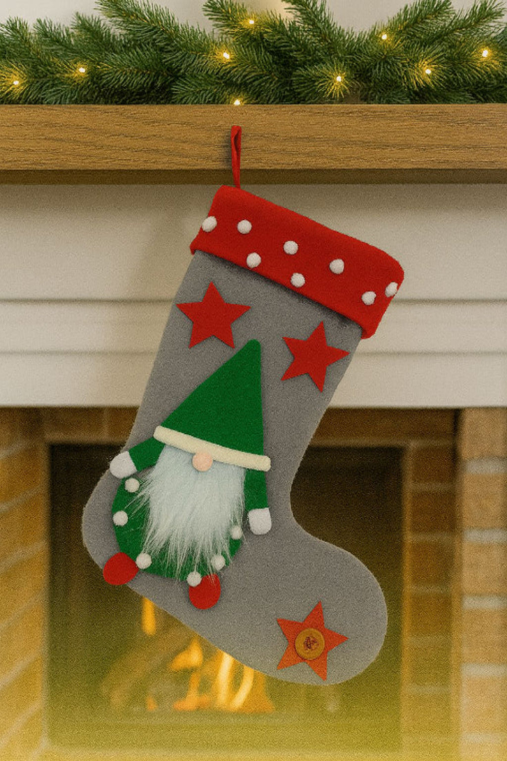 Bota Navideña Verde Promoción