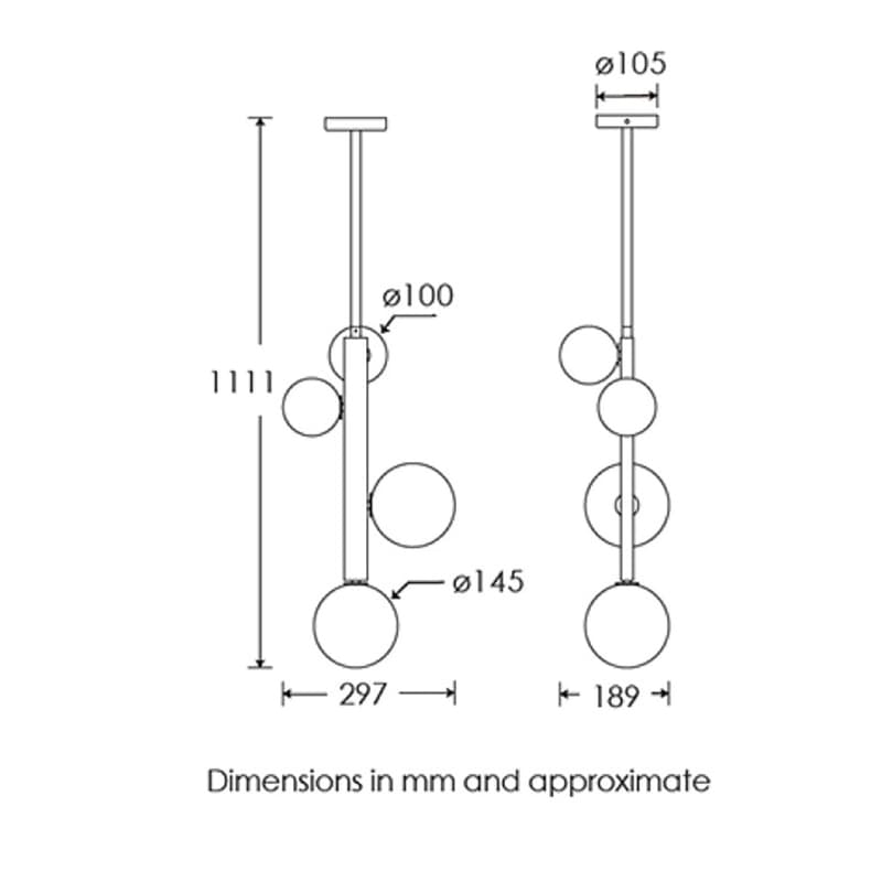 Lámpara de techo Osan