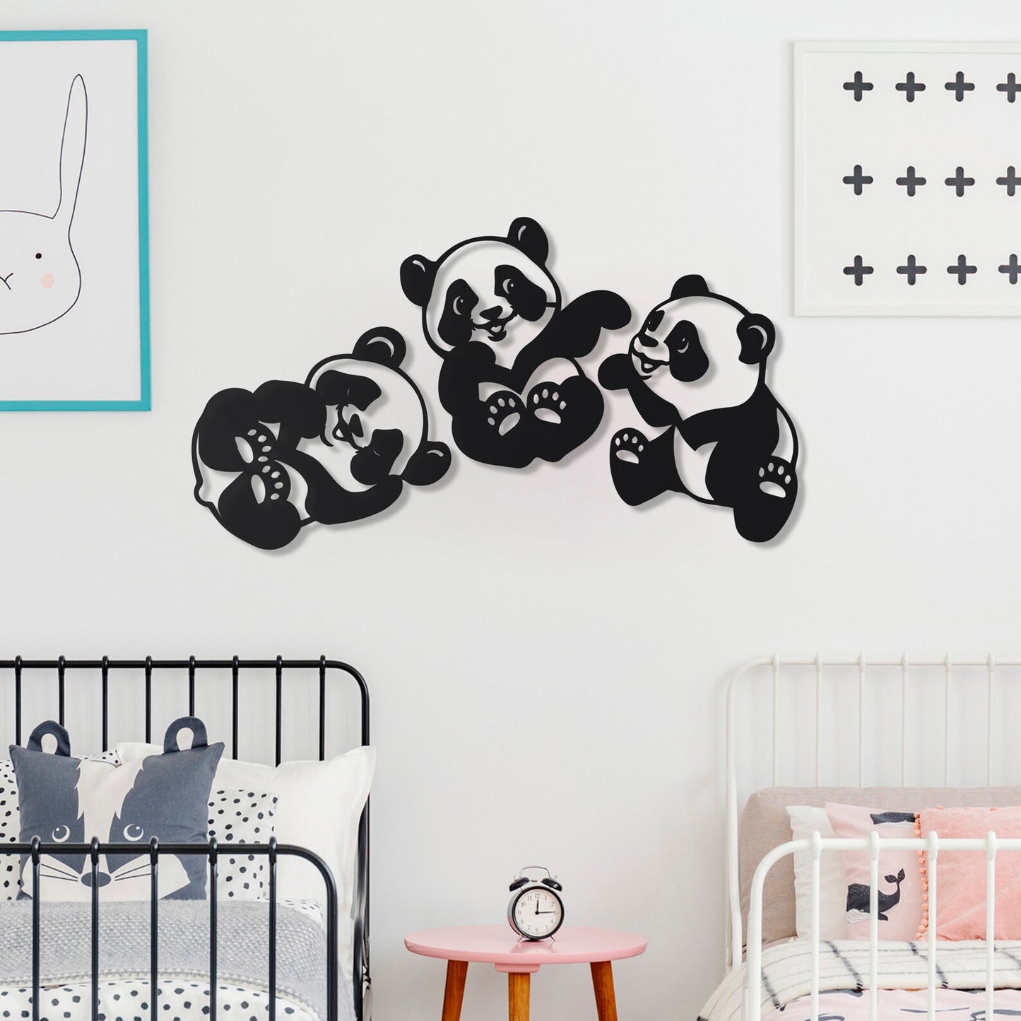 Aplique de pared 3 Osos Panda