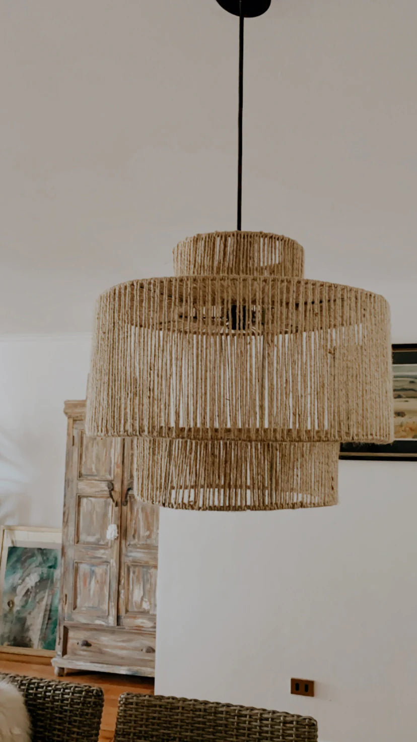 Lámpara Artesanal de techo Ticuna