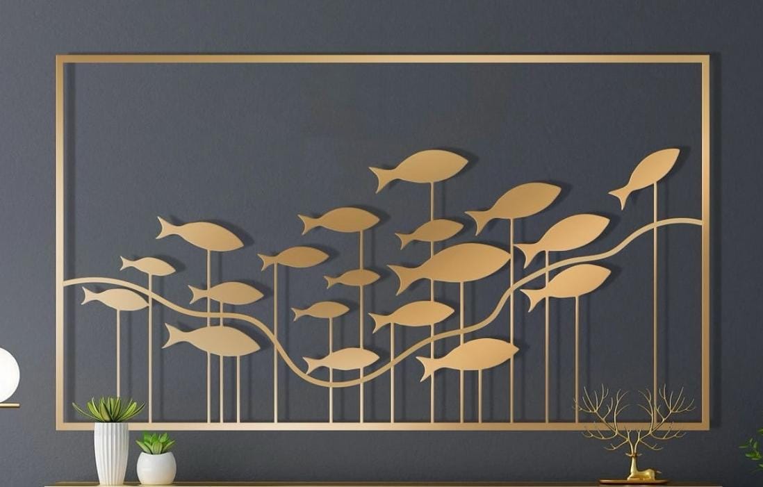 Aplique de pared peces