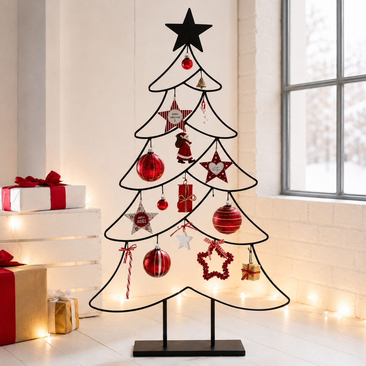 arbol navideño, belen