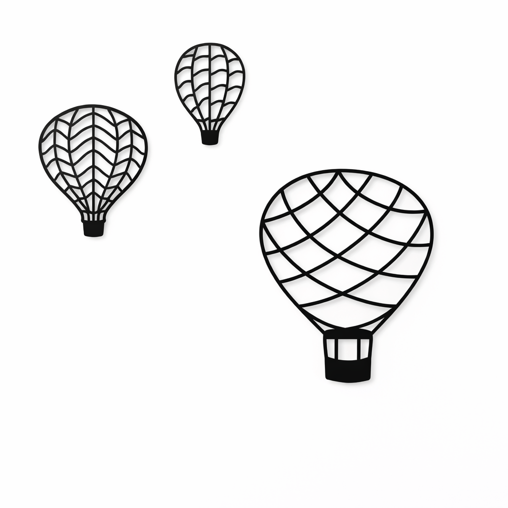 Aplique de globos