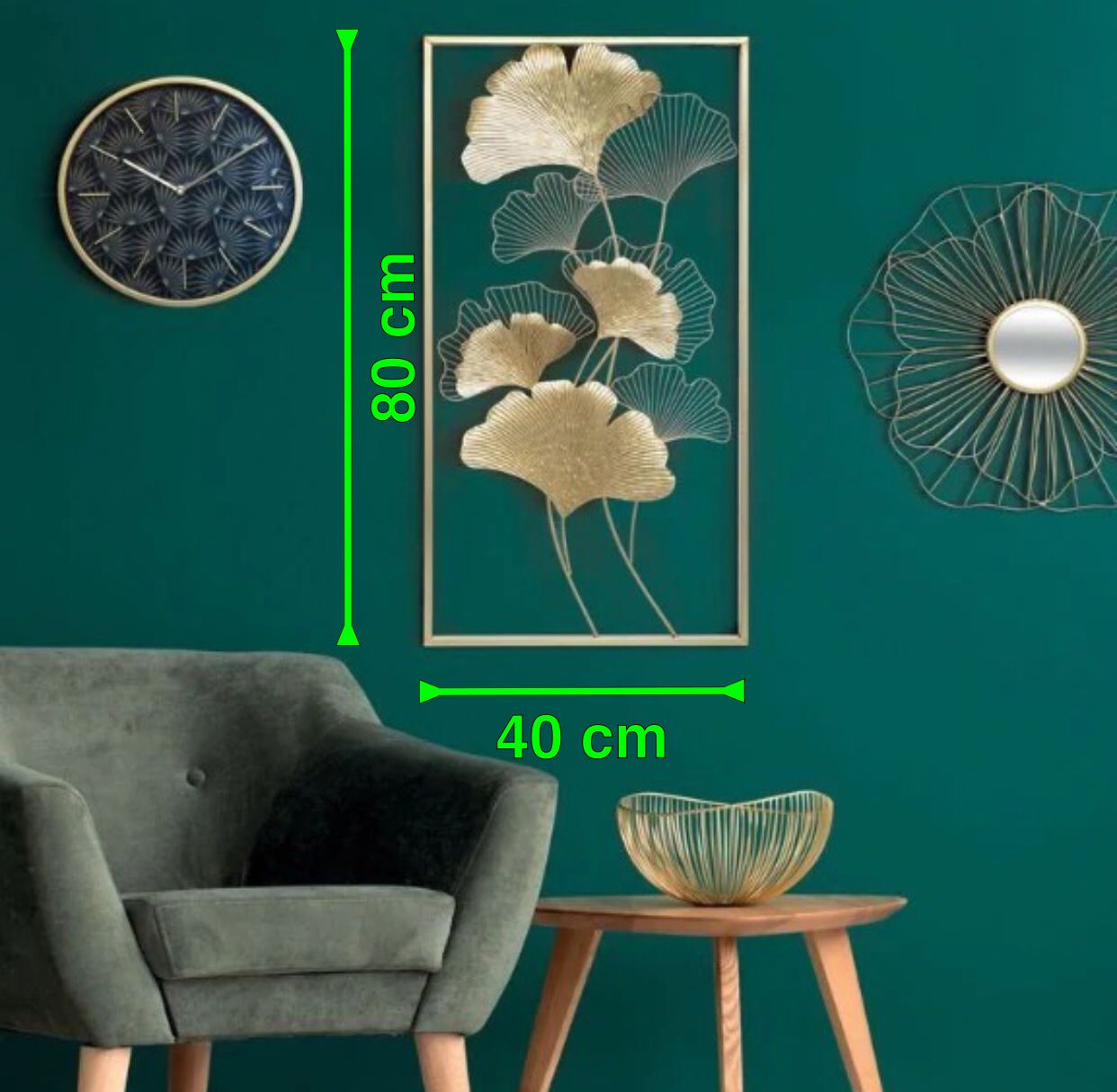 Aplique de pared Cuadro de flores