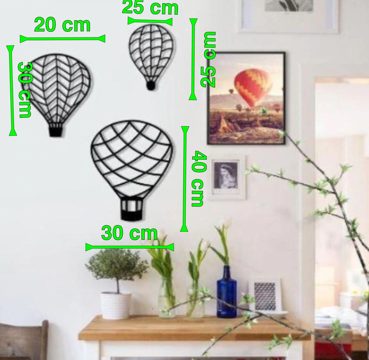 Aplique de globos