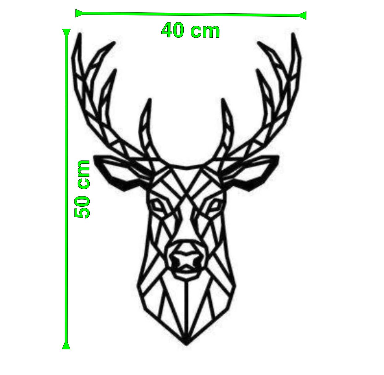 Aplique de pared Venado