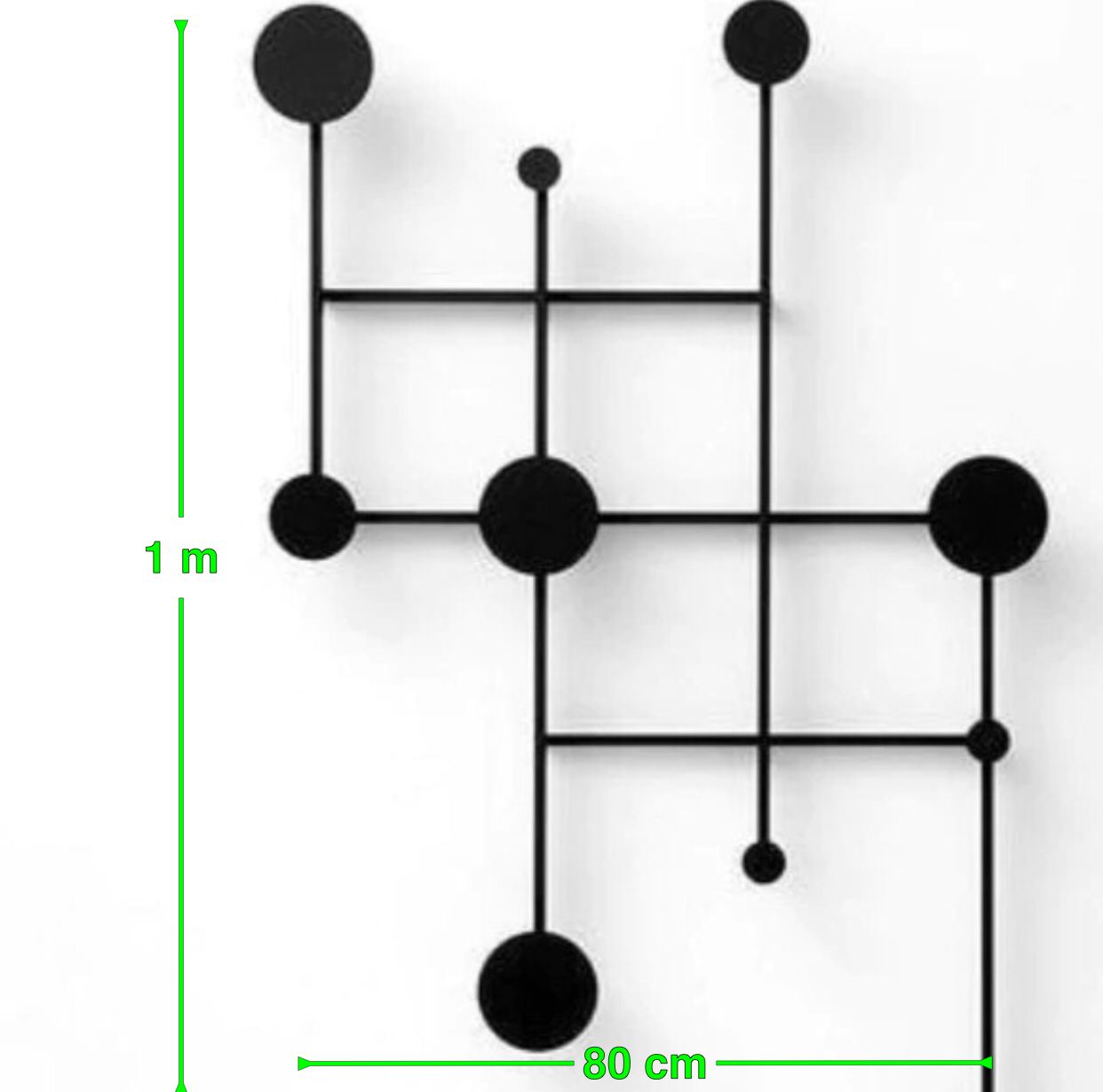 Estructura decorativa para pared