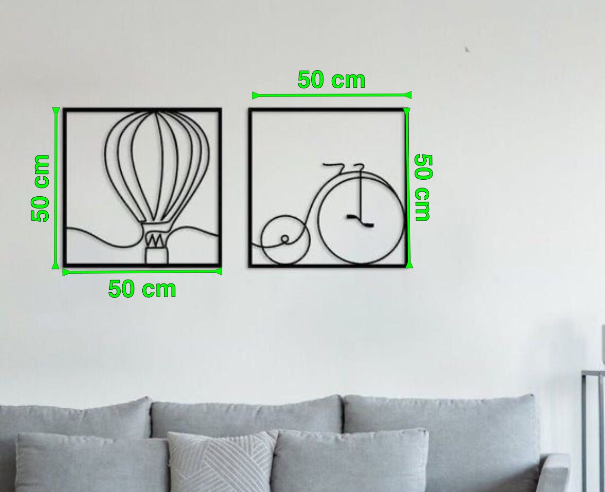 Aplique de pared Bicicletas
