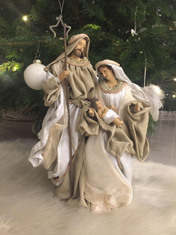 Pesebre Navideño Jesus, Maria y Jose