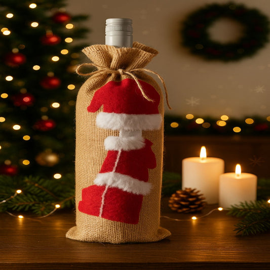 Botellero Navideño Gorros Navideños Promoción