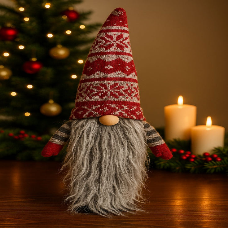 Gorro Navideño para Vino Rojo Promoción