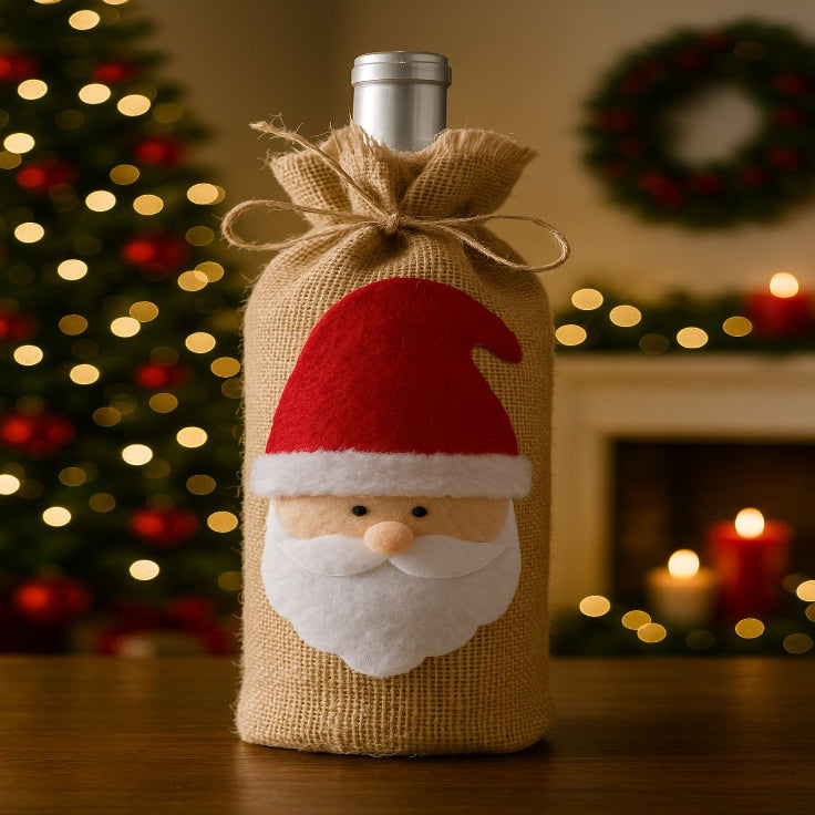 Botellero Navideño Santa Promoción