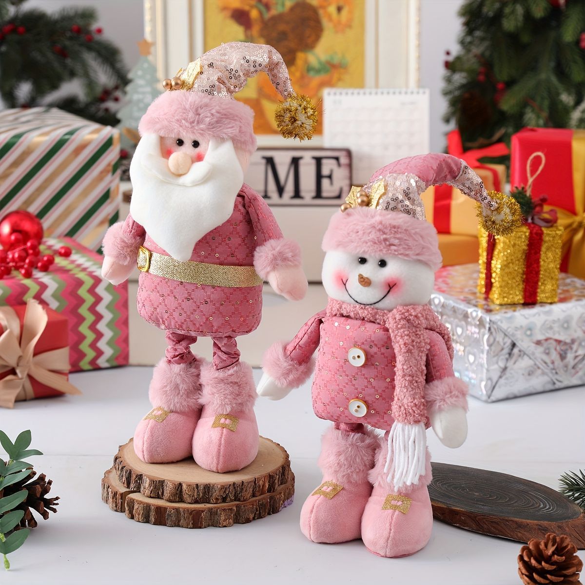 Papá Noel Muñecos Adorno Navidad Navidad Muñecos De Papa Noel