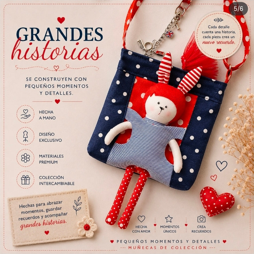 Bolsa con muñeca Elba