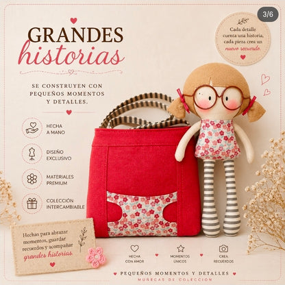 Bolsa con muñeca Elba