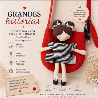 Bolsa con muñeca Elba