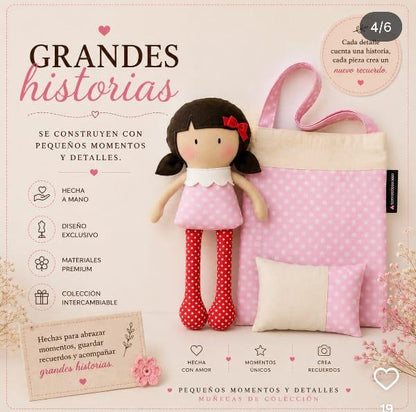 Bolsa con muñeca Elba