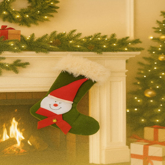 Botas Muñeco de Nieve Verde Promoción