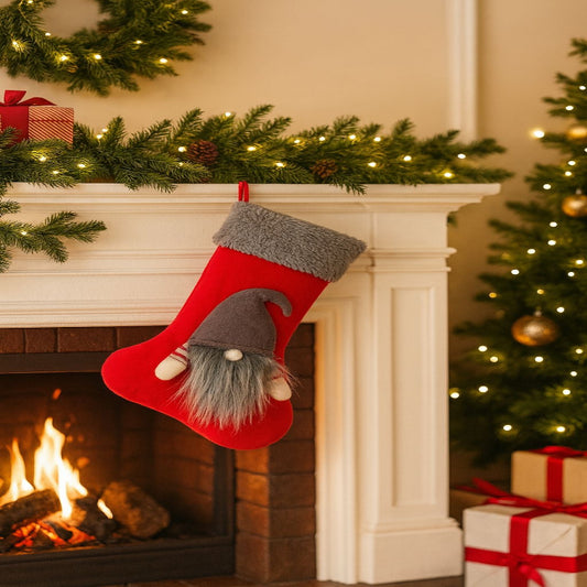 Bota Navideña Gnomo Café Promoción