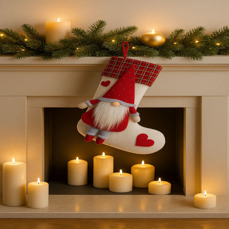 Bota Navideña Gnomo Amoroso Promoción