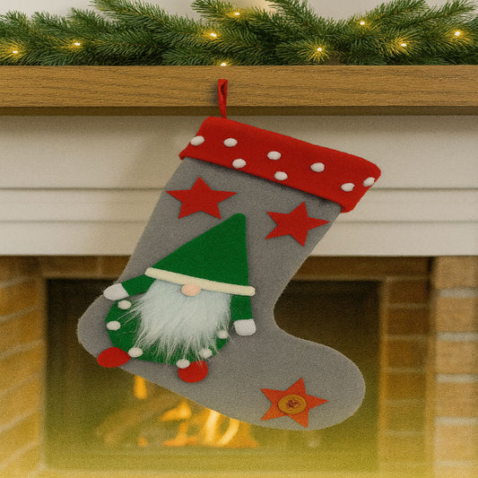 Bota Navideña Verde Promoción