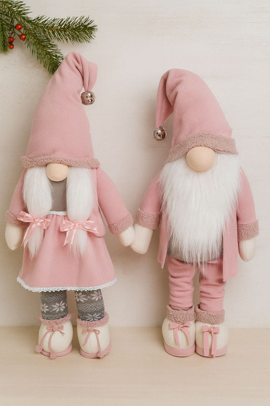 Gnomos Navideños Rosa Promoción