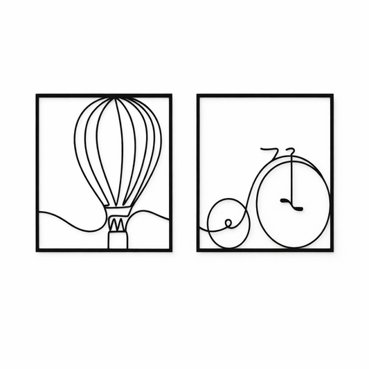 Aplique de pared Bicicletas