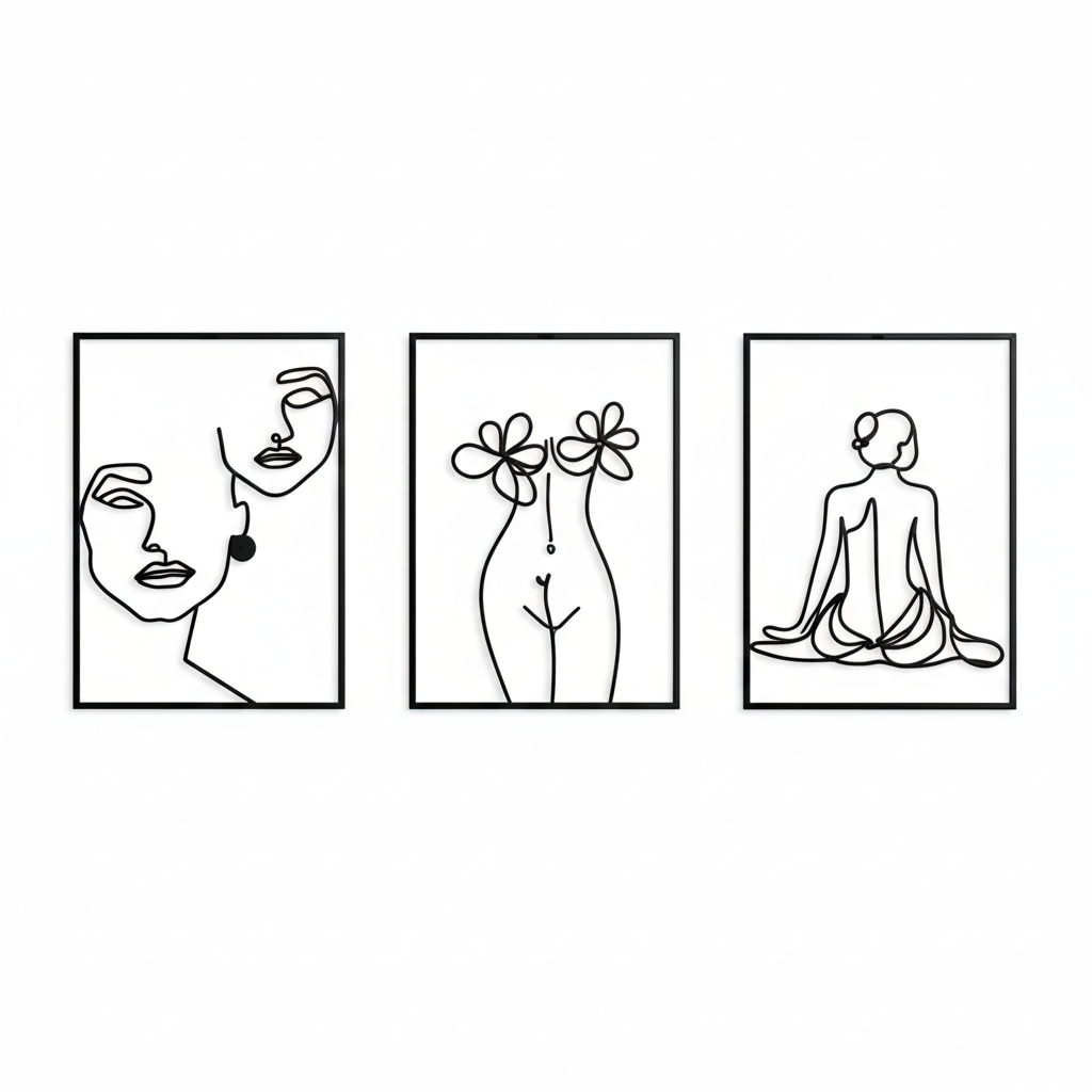 Aplique de pared Femenina