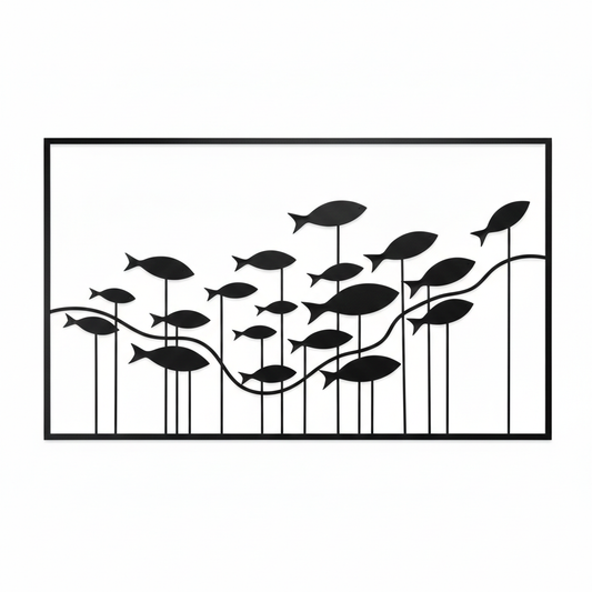 Aplique de pared peces