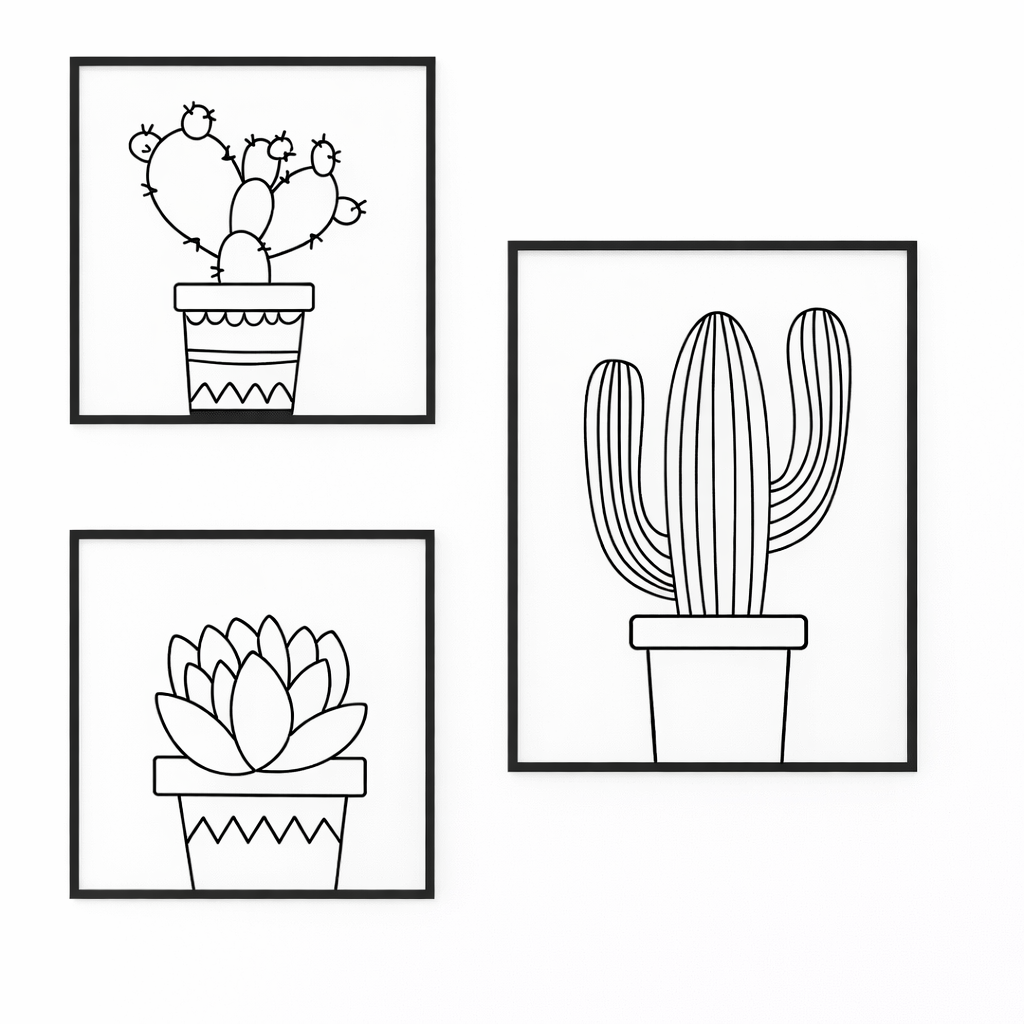 Aplique de pared de Cactus