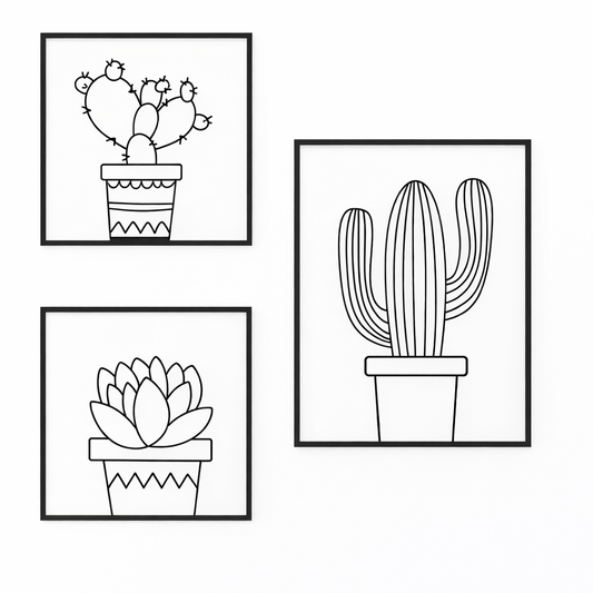 Aplique de pared de Cactus