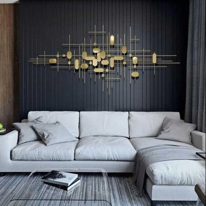 Aplique de pared líneas y óvalos