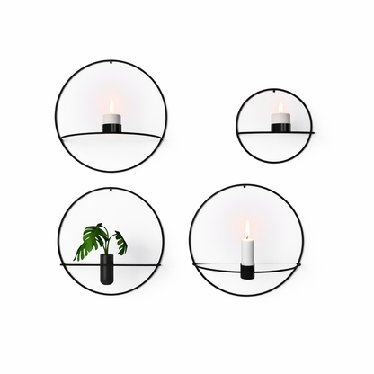 Florero y Candelabro de pared