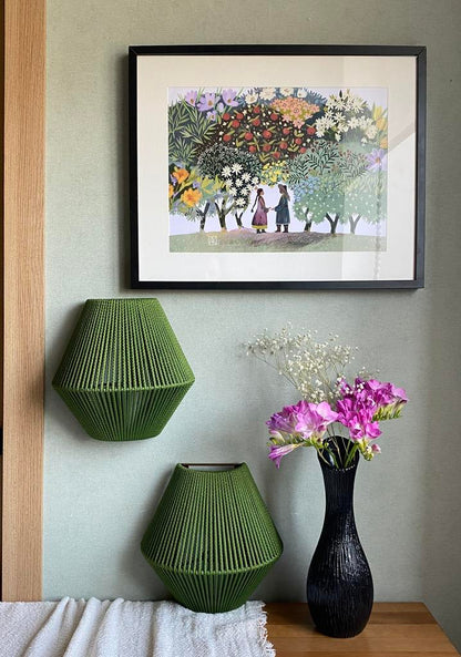 Lámpara de pared Artesanal Baure